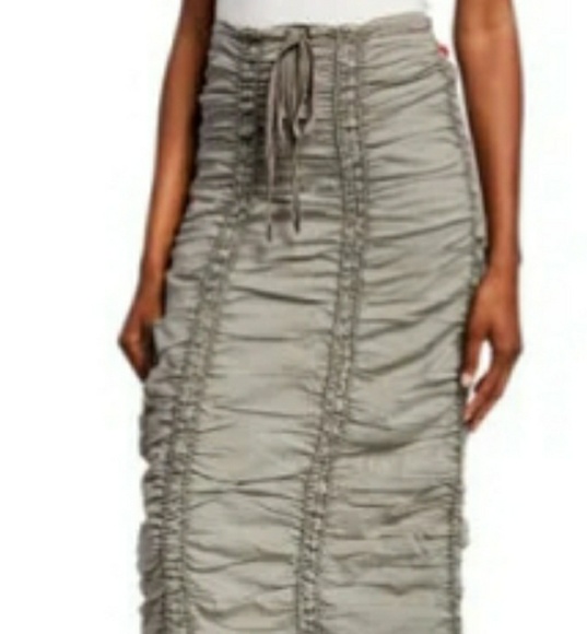 XCVI Ruched Skirt